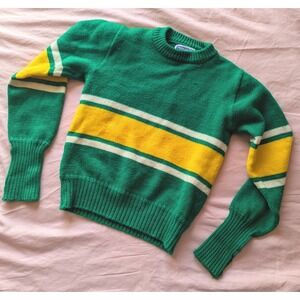 Vintage 100% Wool Cheerleader Sweater
